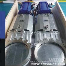 Wafer Cast Steel Pneumatic Knife Gate Valve